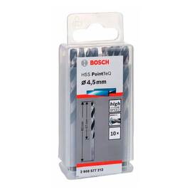 Сверло по металлу Bosch HSS PointTeQ 4.5х80мм 10шт (213) — Фото 1