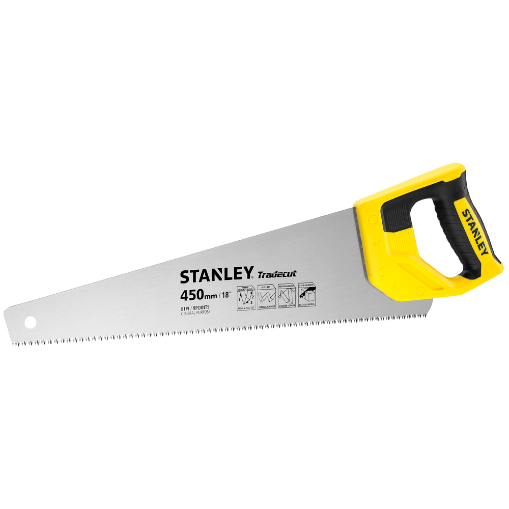 Ножовка по дереву STANLEY Tradecut TPI7 450мм STHT20354-1 — Фото 1
